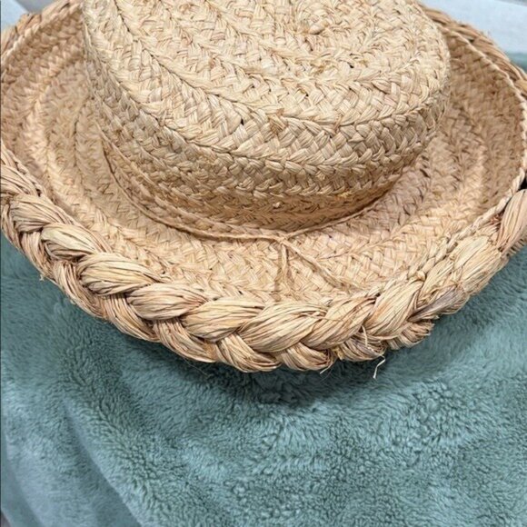 WHITTALL & SHON 100% STRAW SUN HAT - Picture 2 of 5